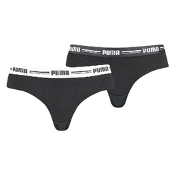 Tanga Puma W Brazilian Vrouw (2 uds) Kleur Zwart Maat S