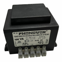 Safety transformer for swimming pool lighting PHONOVOX tp31100 100 VA 12 V 230 V 50-60 Hz 9,8 x 7...