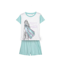 Pyjama Kinderen Frozen Blauw Licht Blauw Maat 3 Jaar
