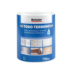 Acrylverf Beissier Todo Terreno 70396-021 Afdrukken Wit 750 ml