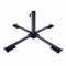 Voet voor Parasol Aktive 86 x 34 x 86 cm Zwart Metaal (2 Stuks)