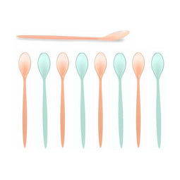Set Lepels Multicolour 8 Onderdelen (21,5 cm)