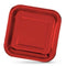 Bordenset Algon Vierkant Karton Wegwerp 23 x 23 x 1,5 cm Rood 10 Stuks