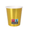 Glazenset Algon Gouden Karton Wegwerp 200 ml