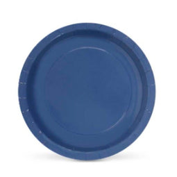 Bordenset Algon Cirkelvormig Karton Wegwerp Blauw 10 Stuks 20 x 20 x 1,5 cm