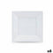Set van herbruikbare borden Algon Wit Plastic 18 cm (6 Stuks)