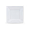 Set van herbruikbare borden Algon Wit Plastic 18 cm (6 Stuks)