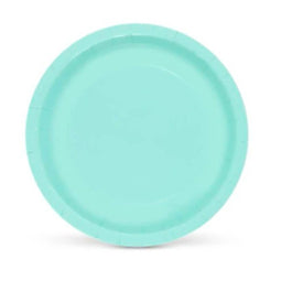 Bordenset Algon Aquamarijn Karton Wegwerp 10 Stuks 20 x 20 x 1,5 cm