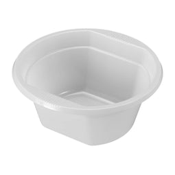 Set of reusable bowls Algon Cirkelvormig Wit 12 x 12 x 5 cm Plastic 12 Stuks
