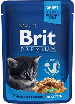 BRIT Premium Cat Kitten Chicken - nat kattenvoer - 100g