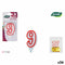 Kaarsenset Algon Rood (36 Stuks)
