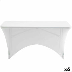 Speelkleed Aktive Tafel Wit Accessoires Auto's Weg 122 x 76 x 61 cm (6 Stuks)