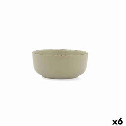 Kom Quid Duna Groen Keramisch 15 x 15 cm (6 Stuks)