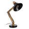 Lamp Zwart Natuurlijk Hout Ijzer 60 W 39 x 19 x 55 cm