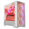 ATX Semi-toren doos Modecom VOLCANO EXPANSE T APEX ARGB Wit