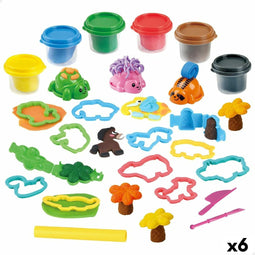 Plasticine Spel PlayGo Eiland (6 Stuks)