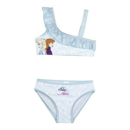 Bikinibroek Voor Meisjes Frozen Blauw Licht Blauw Maat 6 Jaar