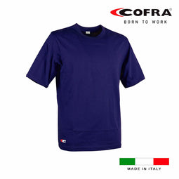 Heren-T-Shirt met Korte Mouwen Cofra Zanzibar Marineblauw Maat M