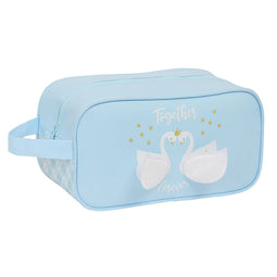 Reisschoenenrek Glow Lab Cisnes Licht Blauw 29 x 15 x 14 cm