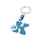 Sleutelhanger Brief K Kleur Blauw