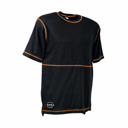 T-Shirt met Korte Mouwen Cofra Bilbao Zwart Maat XXL