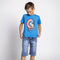 T-Shirt met Korte Mouwen voor kinderen The Avengers Blauw Maat 5 Jaar