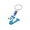 Sleutelhanger Brief V Kleur Blauw