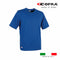 Heren-T-Shirt met Korte Mouwen Cofra Zanzibar Blauw Maat M