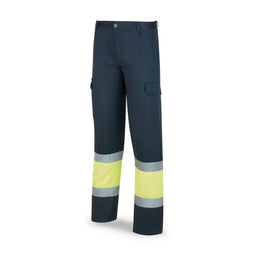 Veiligheidsbroeken 388pfxyfa Geel Marineblauw Hoge zichtbaarheid Maat 54