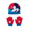 Muts en Wanten Mickey Mouse Happy smiles Blauw Rood