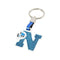 Sleutelhanger Brief N Kleur Blauw