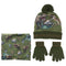 Muts, Handschoenen en Nekwarmer Jurassic Park 3 Onderdelen Donkergroen