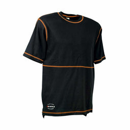 T-Shirt met Korte Mouwen Cofra Bilbao Zwart Maat M
