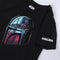 T-Shirt met Korte Mouwen voor kinderen The Mandalorian Zwart Maat 6 Jaar