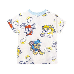 T-Shirt met Korte Mouwen The Paw Patrol Beige Maat 18 maanden