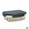 Hermetische Lunchtrommel Bidasoa Infinity Rechthoekig 1,04 L Geel Glas (12 Stuks)