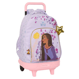 Schoolrugzak met Wielen Wish Lila 33 X 45 X 22 cm