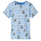 Kindershirt 92 gemengd blauw