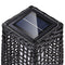 Solar tuinlamp wicker hoogte 70cm