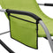Ligbed textileen groen en grijs
