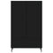 Hoge kast 69,5x31x115 cm bewerkt hout zwart