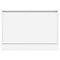 Schoenenkast 80x21x57 cm bewerkt hout wit