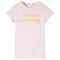 Kindershirt 128 zachtroze