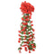 Kunstbloemslingers 3 st 85 cm rood