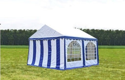 Premium Partytent PVC 3x4x2 mtr in Wit-Blauw