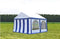 Premium Partytent PVC 3x4x2 mtr in Wit-Blauw