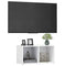 Tv-meubel 72x35x36,5 cm bewerkt hout wit