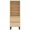 Hoge kast 40x36x110 cm bewerkt hout sonoma eiken