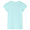 Kindershirt 104 lichtzeeblauw
