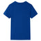 Kindershirt 116 donkerblauw